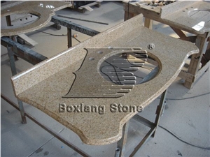Yellow Rust Granite Vanity Tops
