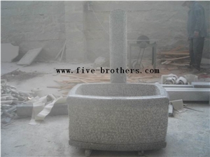 G603 Granite Garden Fountain, G603 Grey Granite Garden Fountain