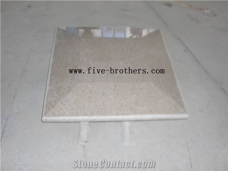 G682 Column Cap, G682 Yellow Granite Pier Caps, Quoins