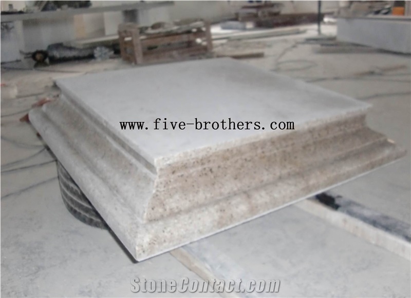 G682 Column Cap, G682 Yellow Granite Pier Caps, Quoins