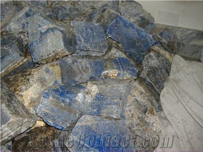Lapis Lazuli Limestone Block, Chile Blue Limestone