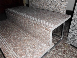 G687 Granite Stairs,Steps, G687 Pink Granite Stairs