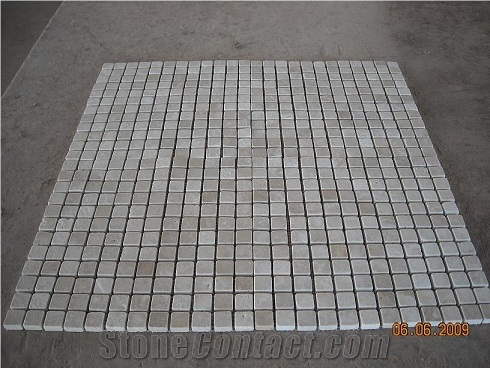 Durango Travertine Mosaics, Beige Travertine