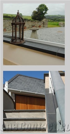 Mustang Brazilian Slate Roofing Tile, Grey Slate