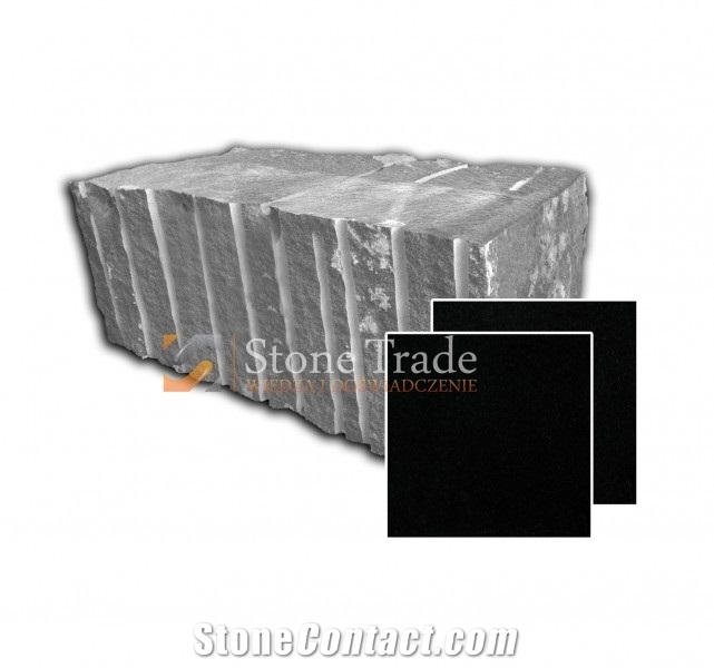 Black Granite Block, Ukraine Black Granite