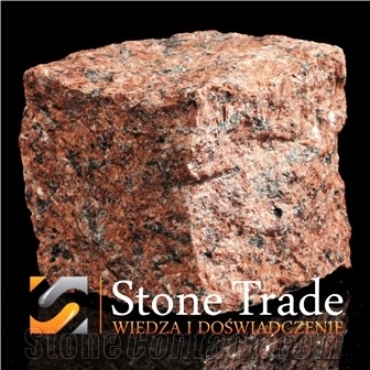 Red Granite Cobble Stone