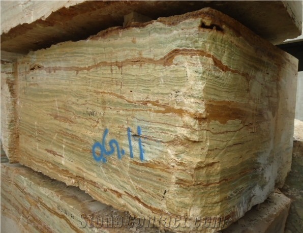 Pakistan Green Onyx Block