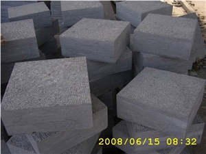 Bush Hammered Blue Stone Cobble Stone