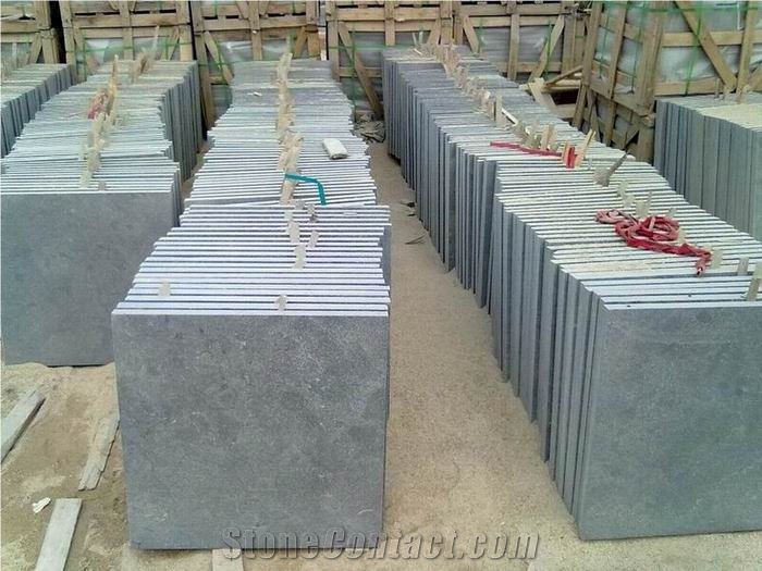 Sandblasted Blue Stone Tiles