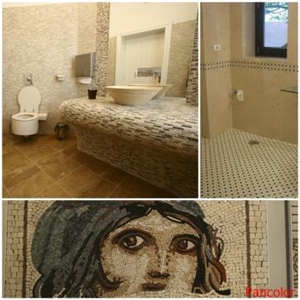 Beige Travertine Mosaic Tiles Beige Travertine Mosaic Tiles