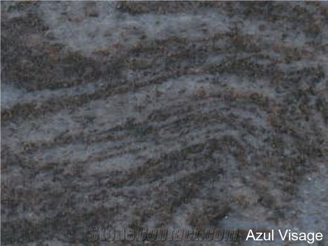 Azul Visage Granite Tile, India Blue Granite