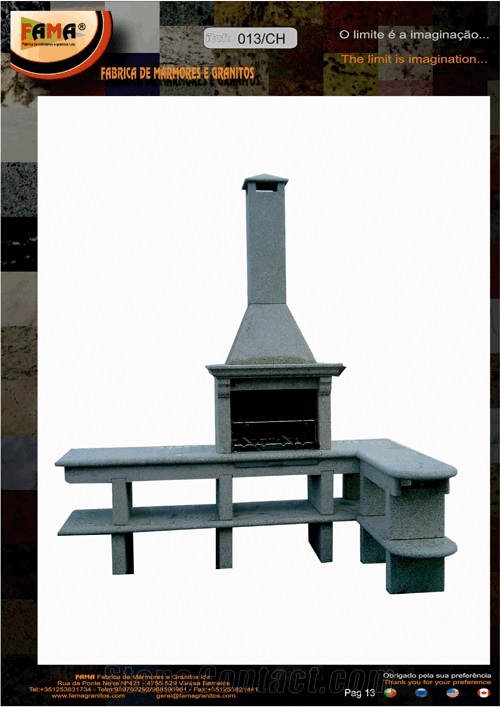 Grey Granite Barbeque