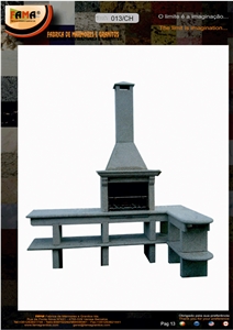 Grey Granite Barbeque