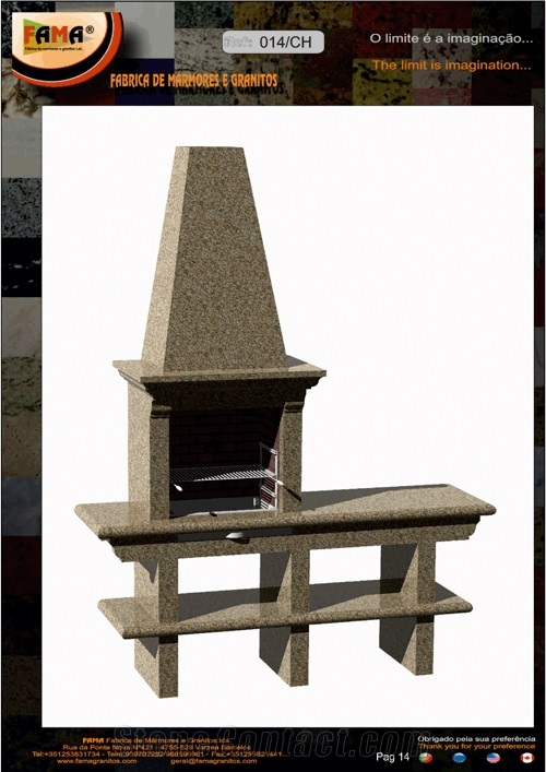 Grey Granite Barbeque