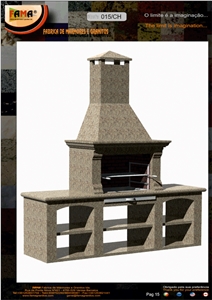 Grey Granite Barbeque