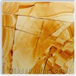 Burma Teak Marble Tile, Pakistan Yellow Marble
