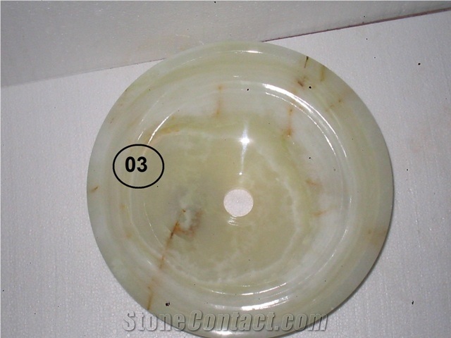 Afghan Green Onyx Sinks