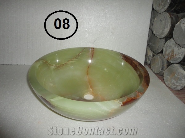 Afghan Green Onyx Sinks