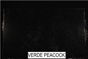 Verde Peacock Granite Slab, Brazil Green Granite