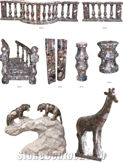 Special-shaped Craft, Shining Balls Marble Art Works