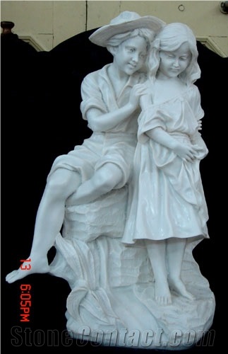 White Marble Sculpture
