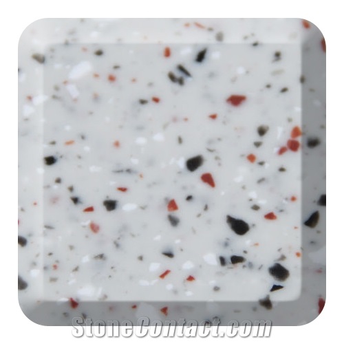Pure Acrylic Solid Surface Quartz Stone Tile