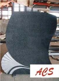 G654 Granite Gravestone,Headstone, G654 Black Granite Gravestone