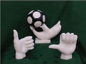 Small Handicraft, White Marble Handicrafts