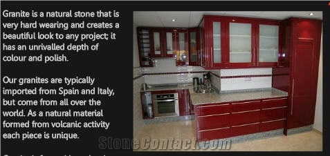 Beige Granite Countertops
