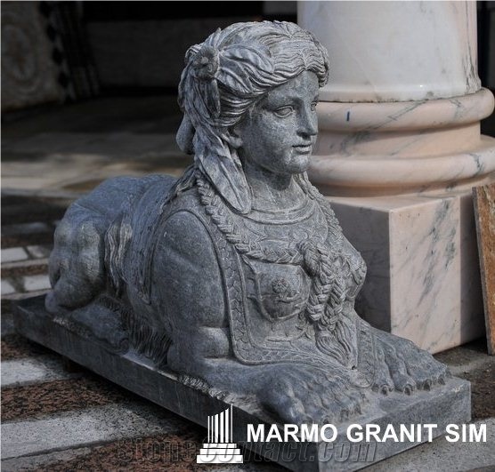 Green Marble Sculpture, Statue