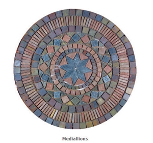 Slate Mosaic Medallion