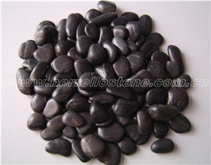 River Pebble, Natural Stone Black Onyx Pebbles