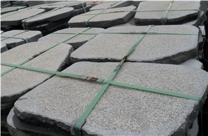 Black Basalt Crazy Paving Flagstone,Matted Bush-Hammered Irregular Flagstones