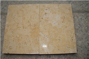 China Yellow Limestone Trumbled Tiles,China Jura Beige Limestone for Building Project Wall Cladding
