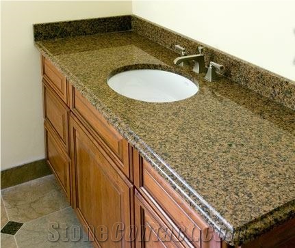 Diamond Yellow Granite Vanity Top,Bathroom Tops