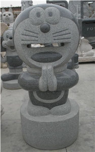 Stone Carving Mailbox Postbox, G654 Grey Granite Mailbox