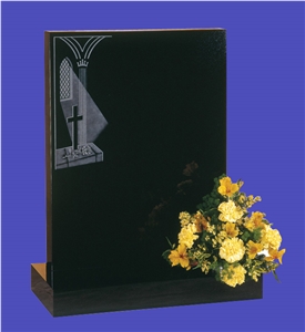 Sell Black Granite Memorial Tombstone,hebei Black Granite Tombstone