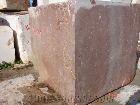 Aegean Brown Marble Block, Rosso Smyrna Marble Blocks, Red Turkey Marble Blocks
