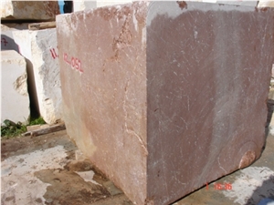 Aegean Brown Marble Block, Rosso Smyrna Marble Blocks, Red Turkey Marble Blocks