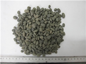 River Stone Green Pebble, Green Granite River Stone