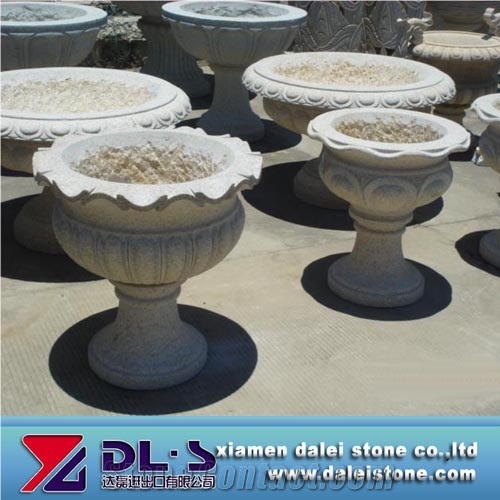 Garden Stone Flowerpot