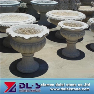 Garden Stone Flowerpot