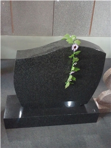 Black Granite Tombstone