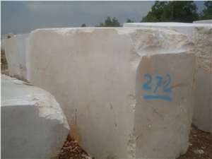 Moon Cream Beige Marble Block