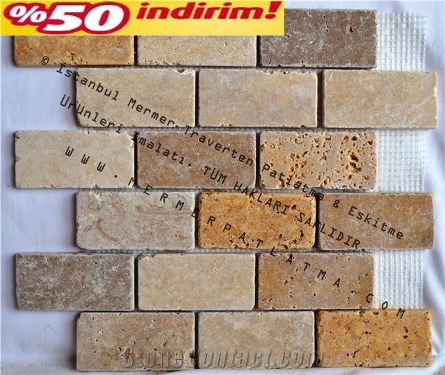 Beige Travertine Mosaic