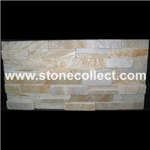 Yellow Quartzite Tile for Wall Cladding AB014 Yellow Quartzite Tile for Wall Cladding AB014