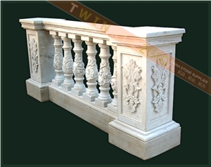 Stone Balustrade, White Marble Balustrade