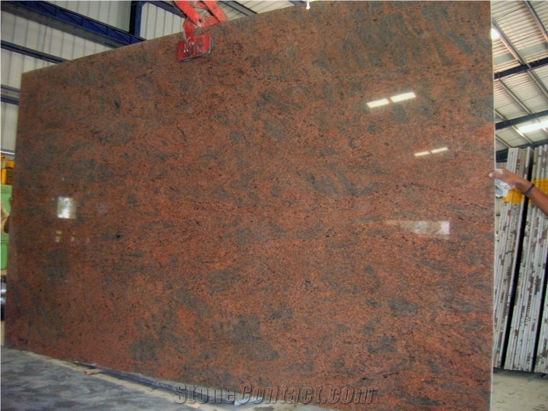 Red Multicolor Granite Slabs & Tiles