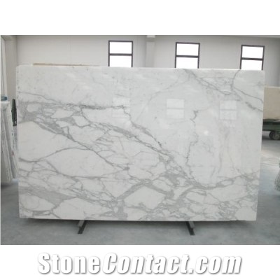 Calacatta Marble Slabs, Italy White Marble