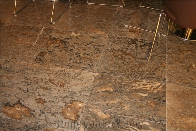 Emgoni Marble Tile, Turkey Blue Marble